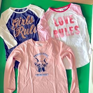 Old Navy/Crazy 8 Girls Sz 10-12 Bundle of Tops